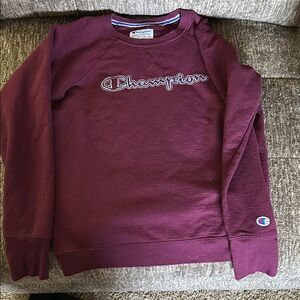 Champion Men's Maroon Sweater
